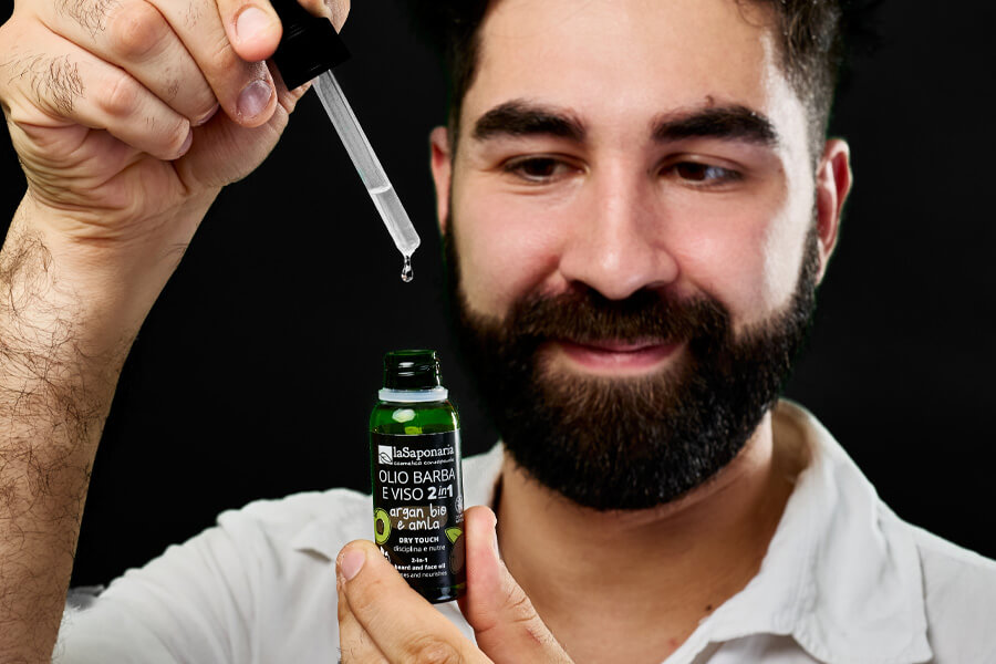 Olio-barba-viso