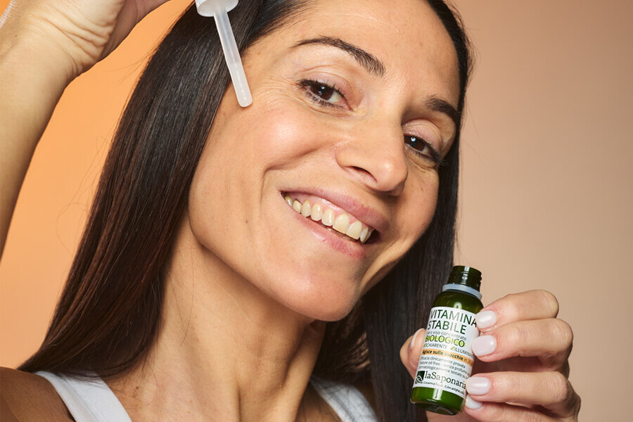 vitamina  C stabile applicazione
